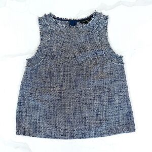 Banana Republic Tweed Sleeveless Shell Top Sz S